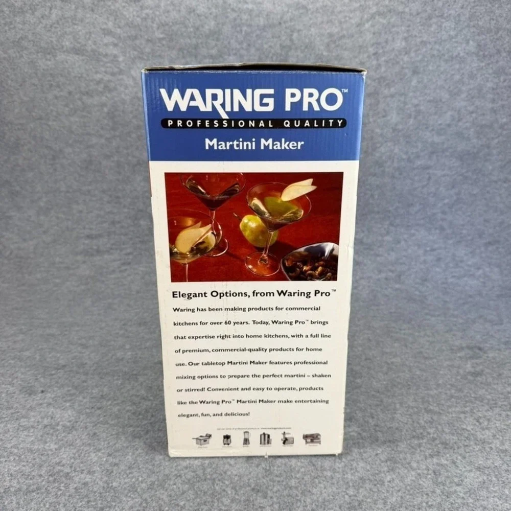 Waring Pro Professional Electric Martini Maker 20 oz Cocktail Shaker New in Box